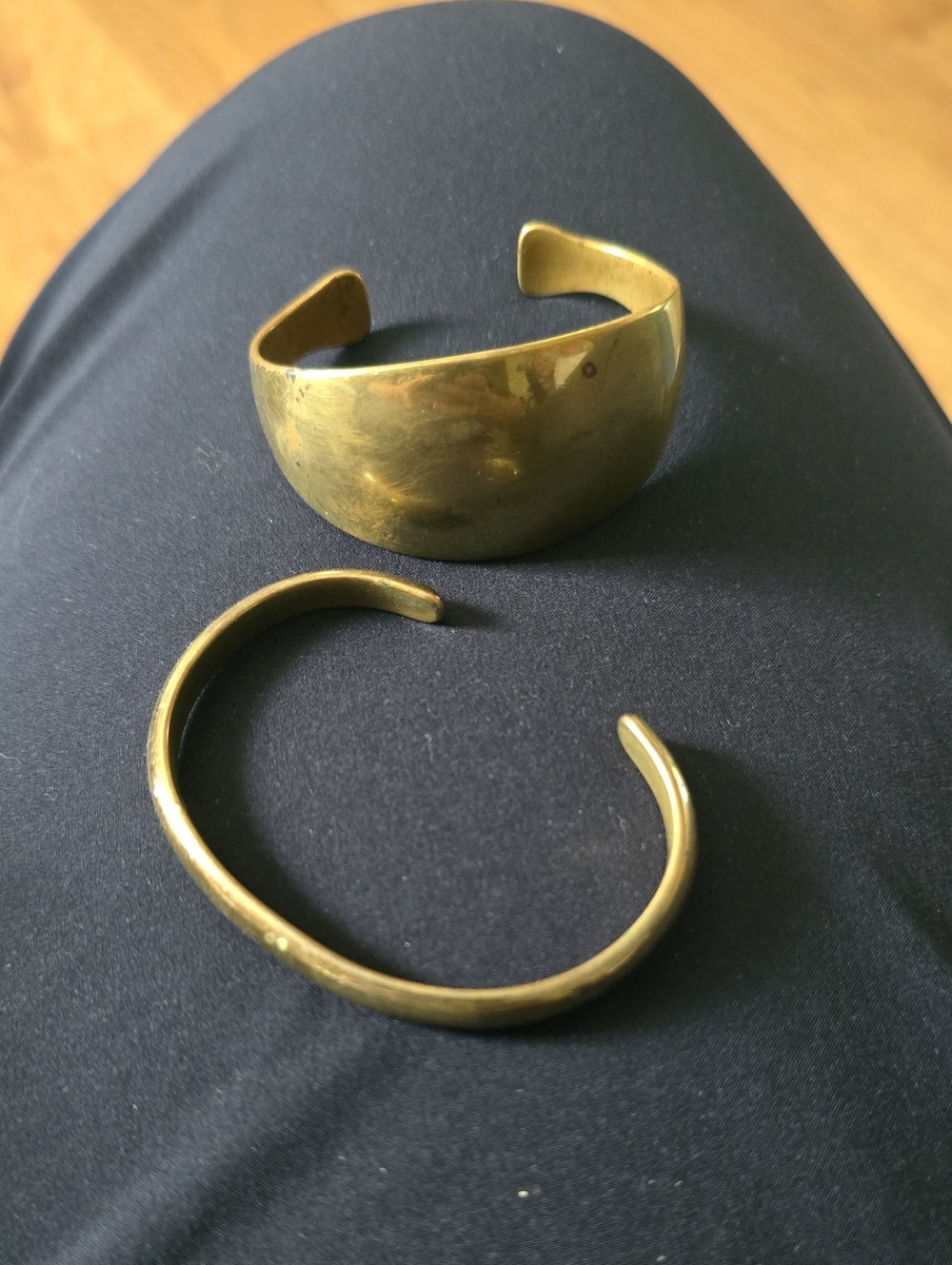 Classic Solid Brass Cuff Bracelet -  Robert (Bob) Ayre 1970s